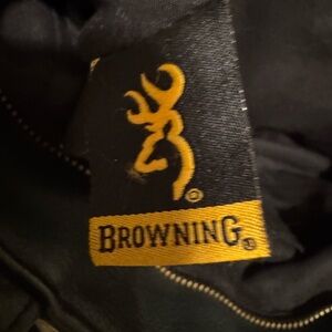 Browning Black and Gold Apparel, 13tx15wx4D, 23” w strap